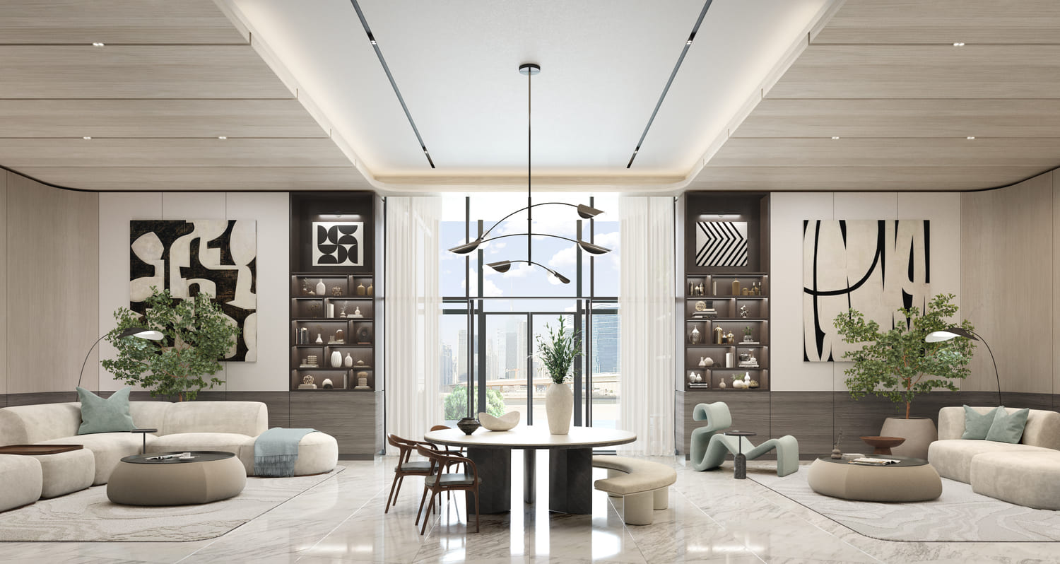 One River Point lobby 1