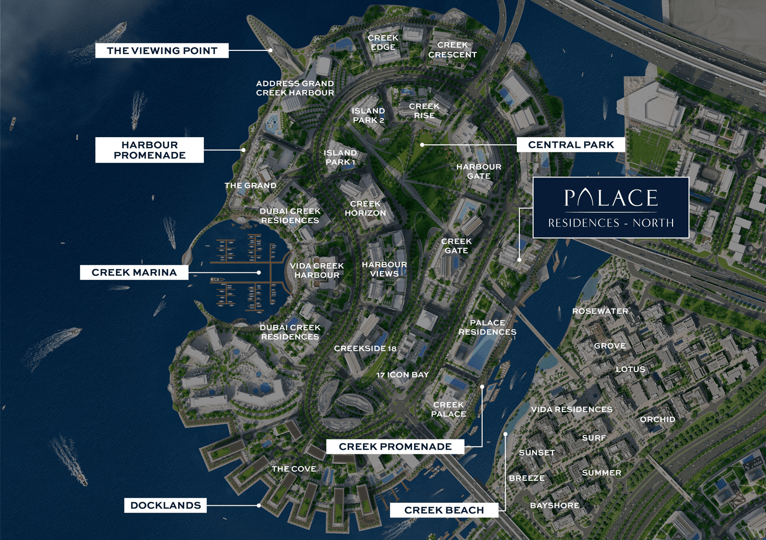 Palace Residences North master plan 1