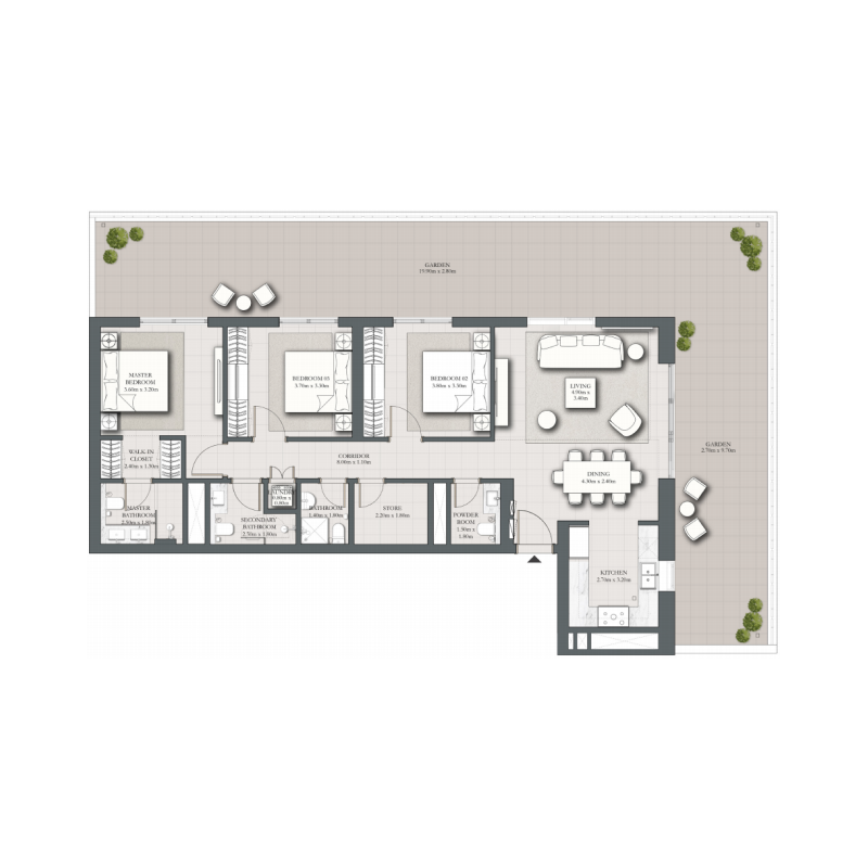 Apartments plan