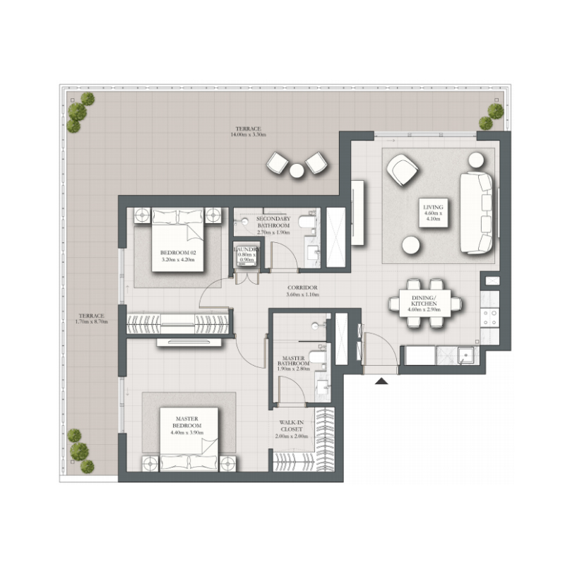Apartments plan