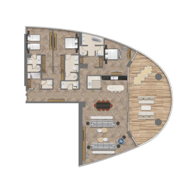 Apartments plan