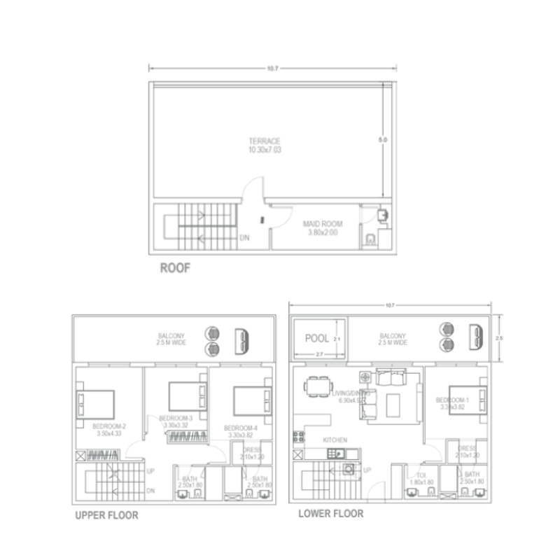 4 bedroom plan