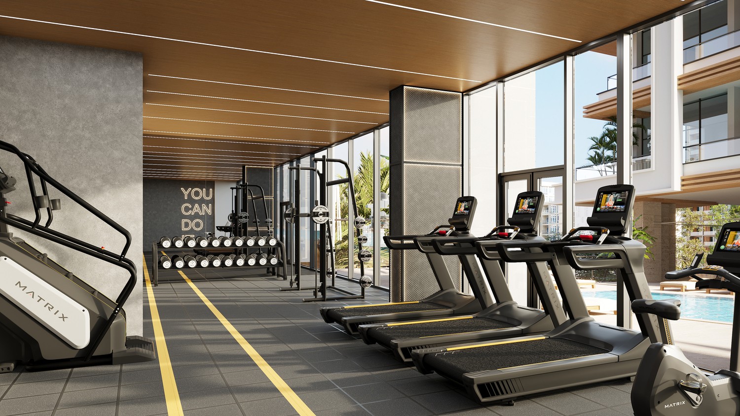 Modern Gym and Health Club amenity image