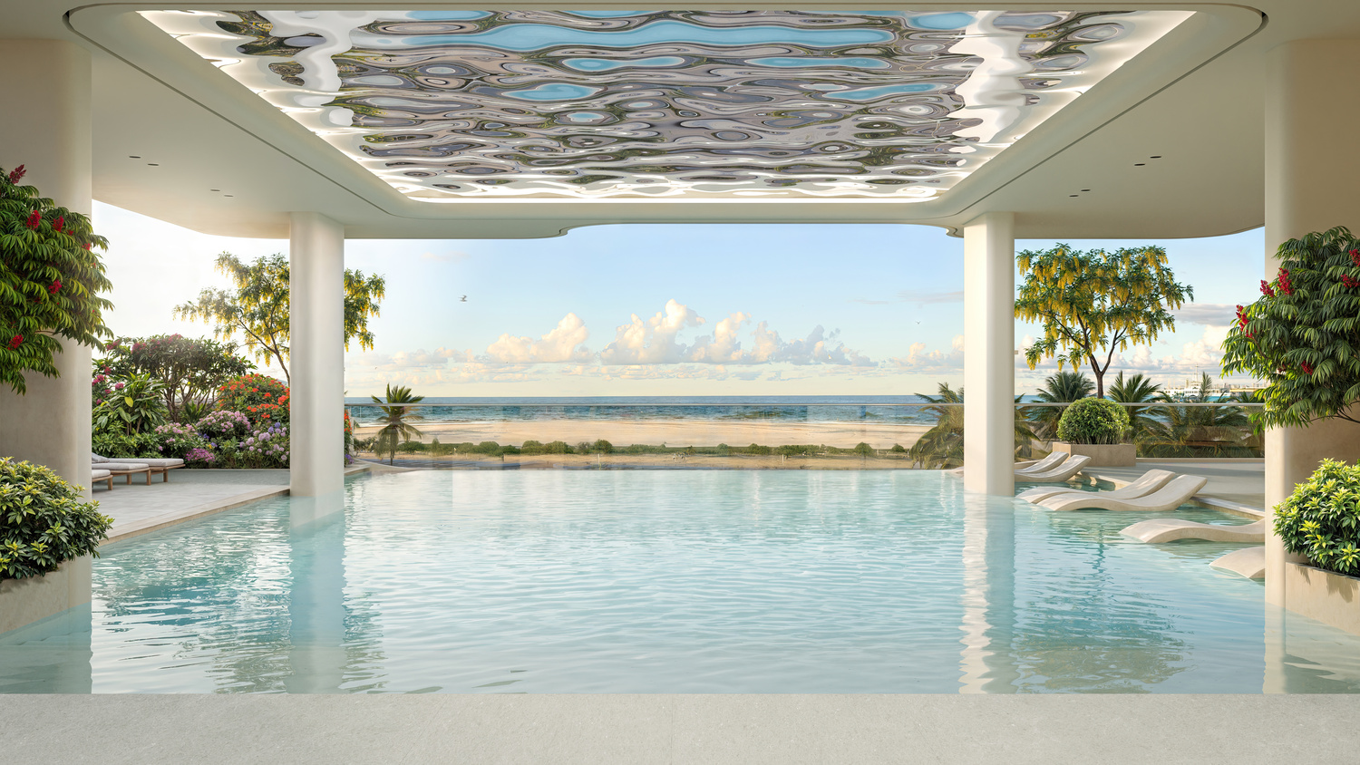 Infinity Pool & Sunbathing Area amenity image