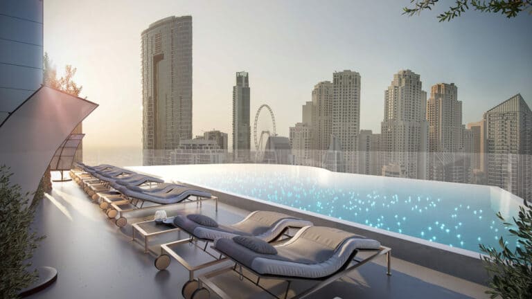 Rooftop swimming pool amenity image
