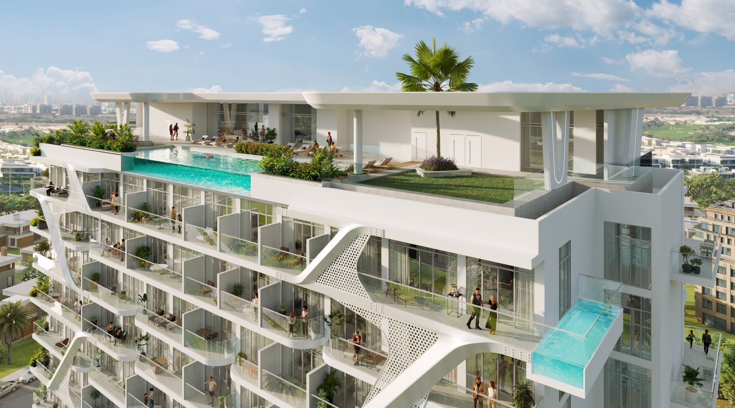 Rooftop Infinity Pool amenity image