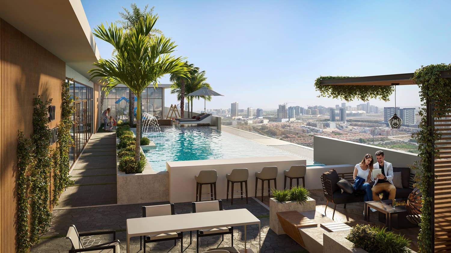 Rooftop Infinity Pool amenity image