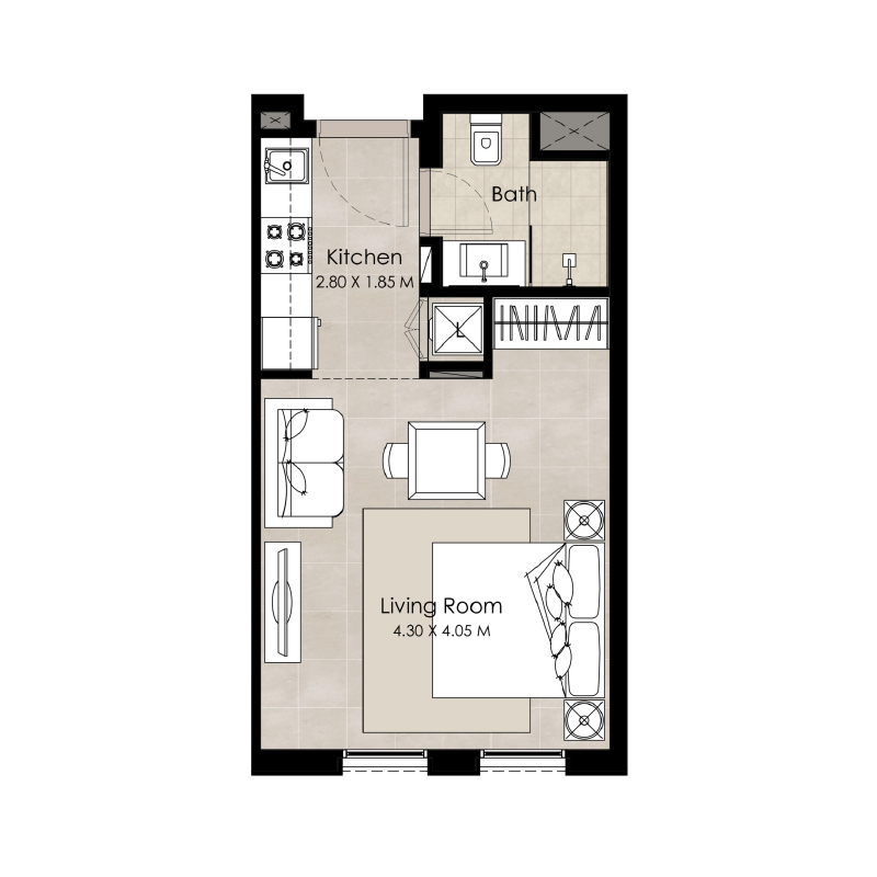 Apartments plan
