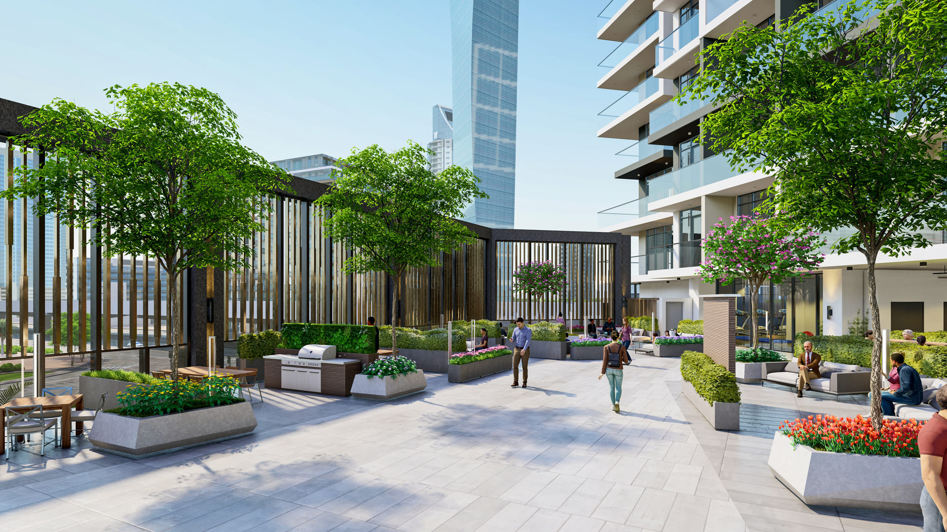 Landscape garden deck amenity image