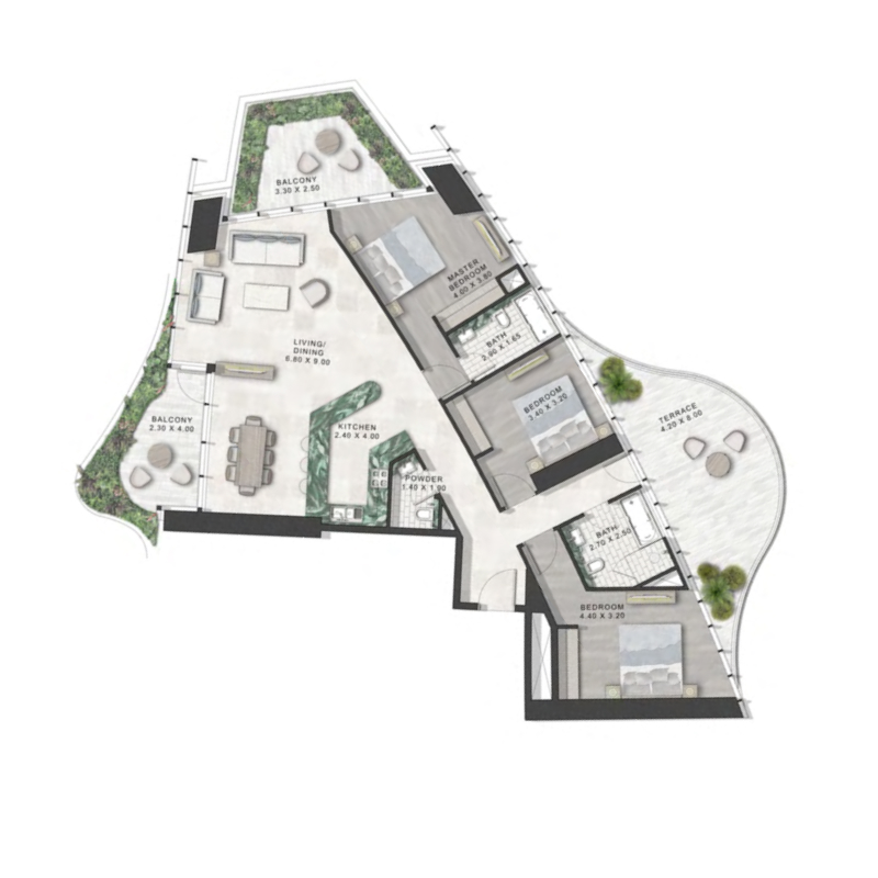Apartments plan