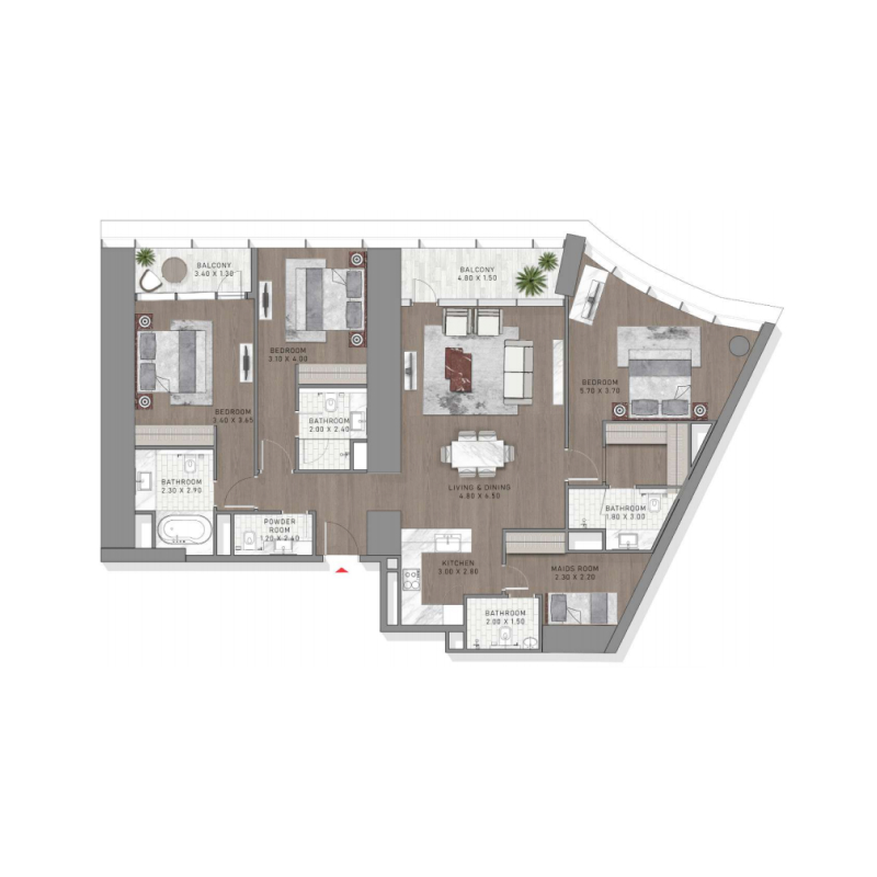 Apartments plan