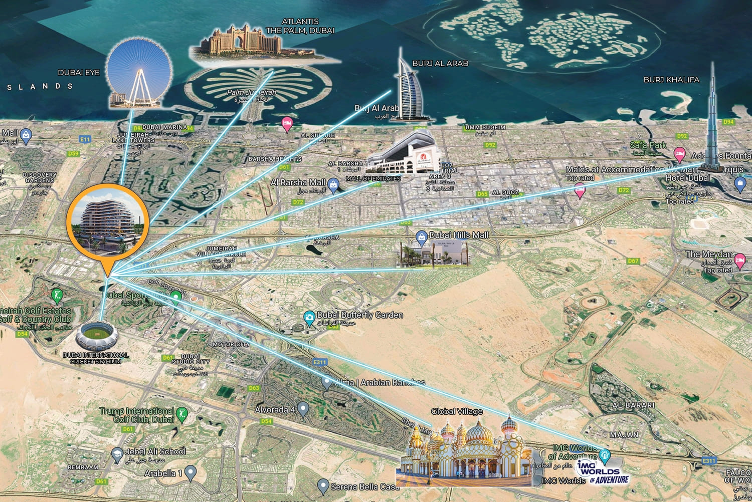 Samana Portofino master plan 1