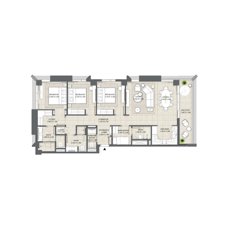 Apartments plan