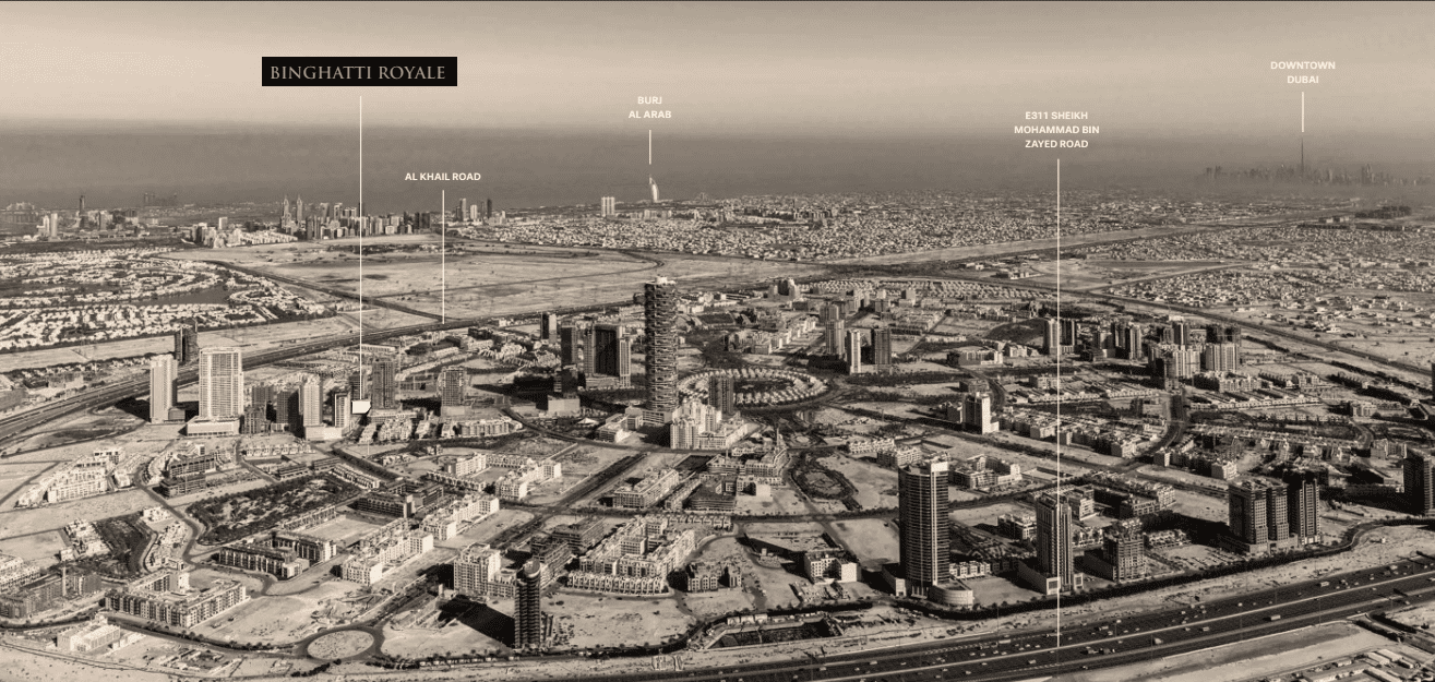 Binghatti Royale master plan 1