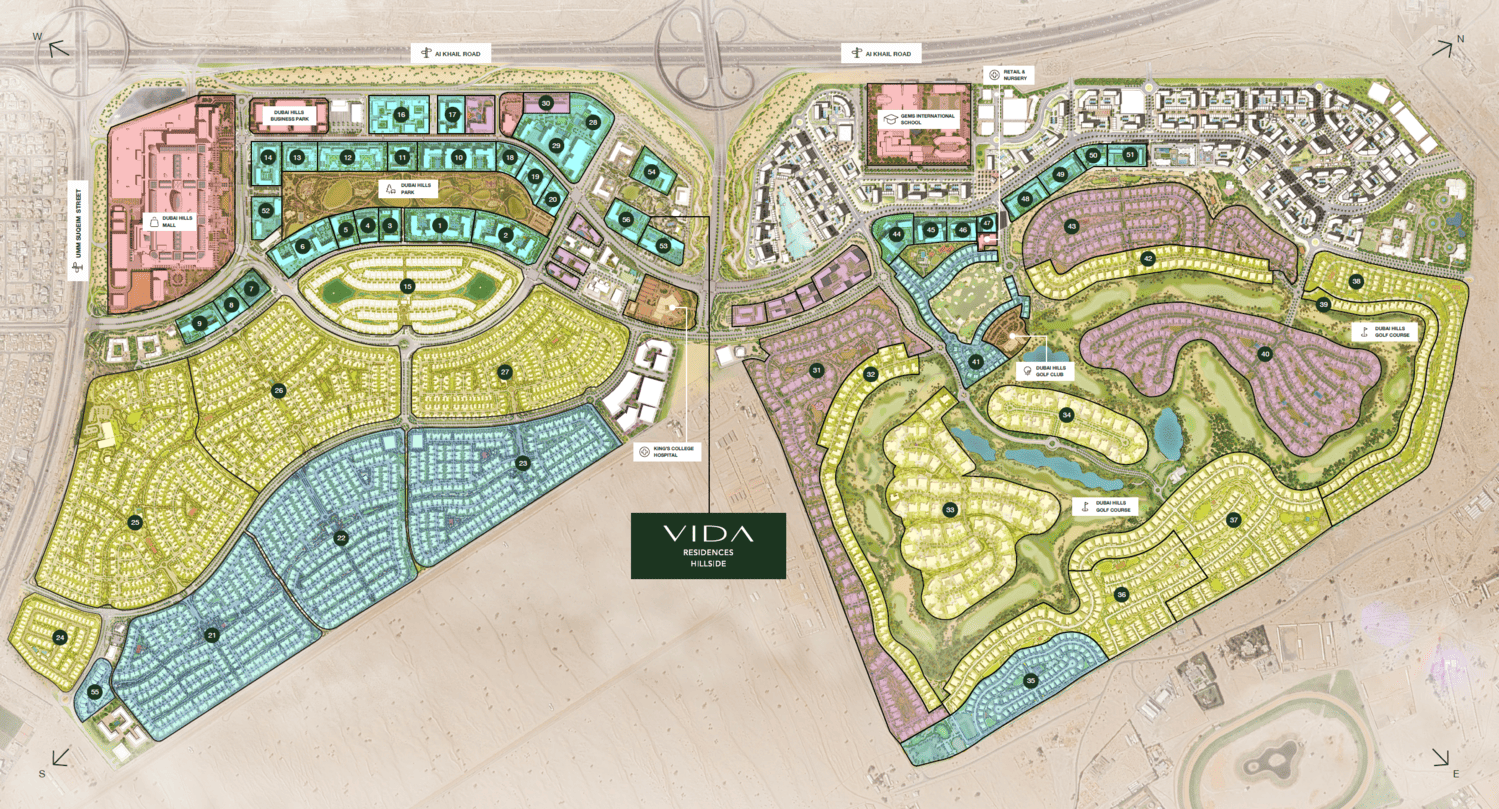 Vida Residences Hillside master plan 1