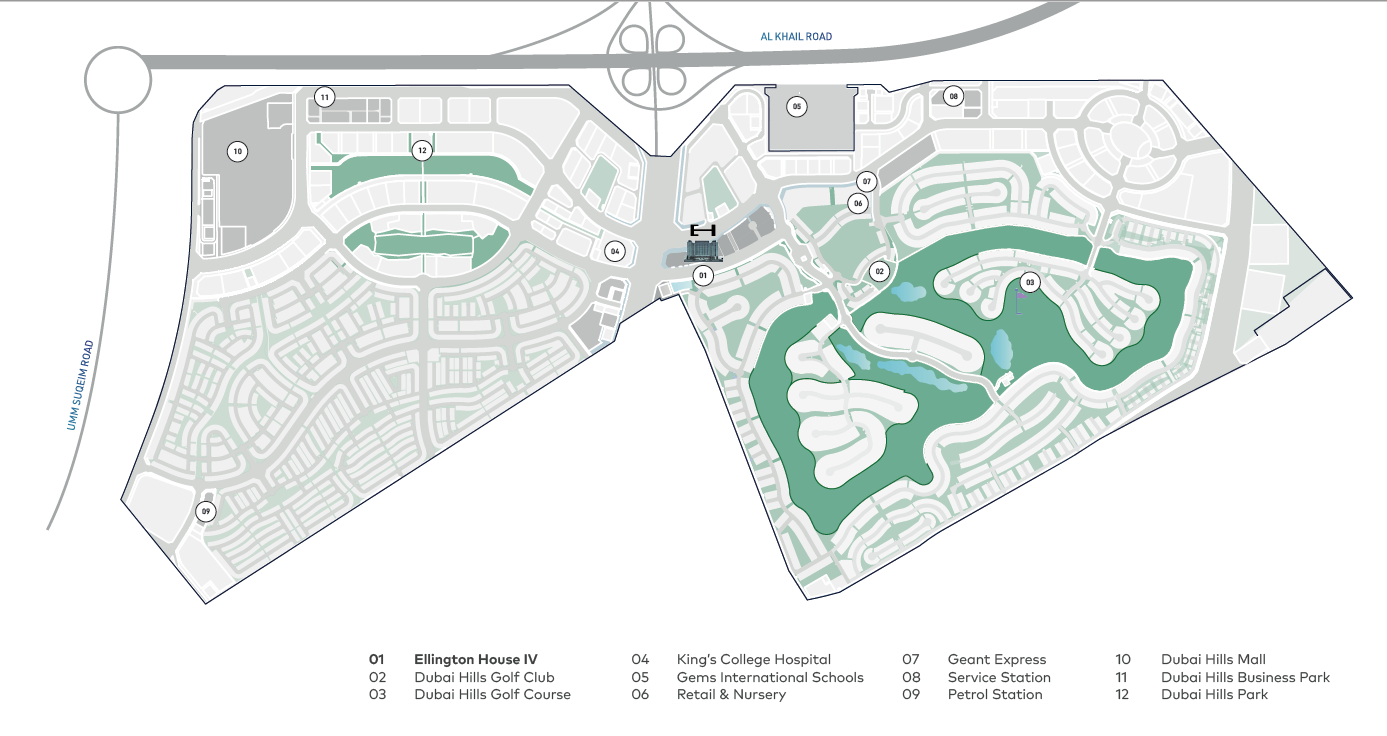 Ellington House IV master plan 1