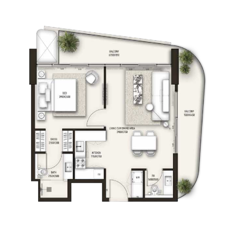 Apartments plan