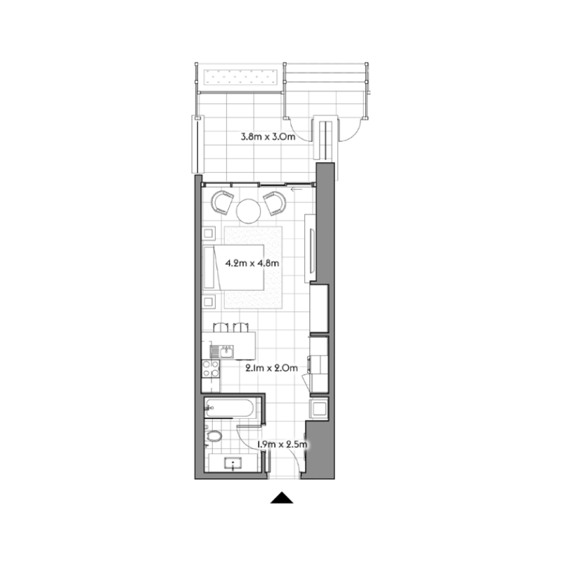 Studio plan