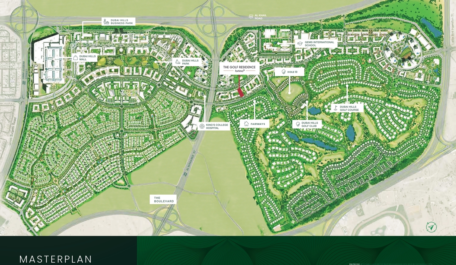 The Golf Residence master plan 1
