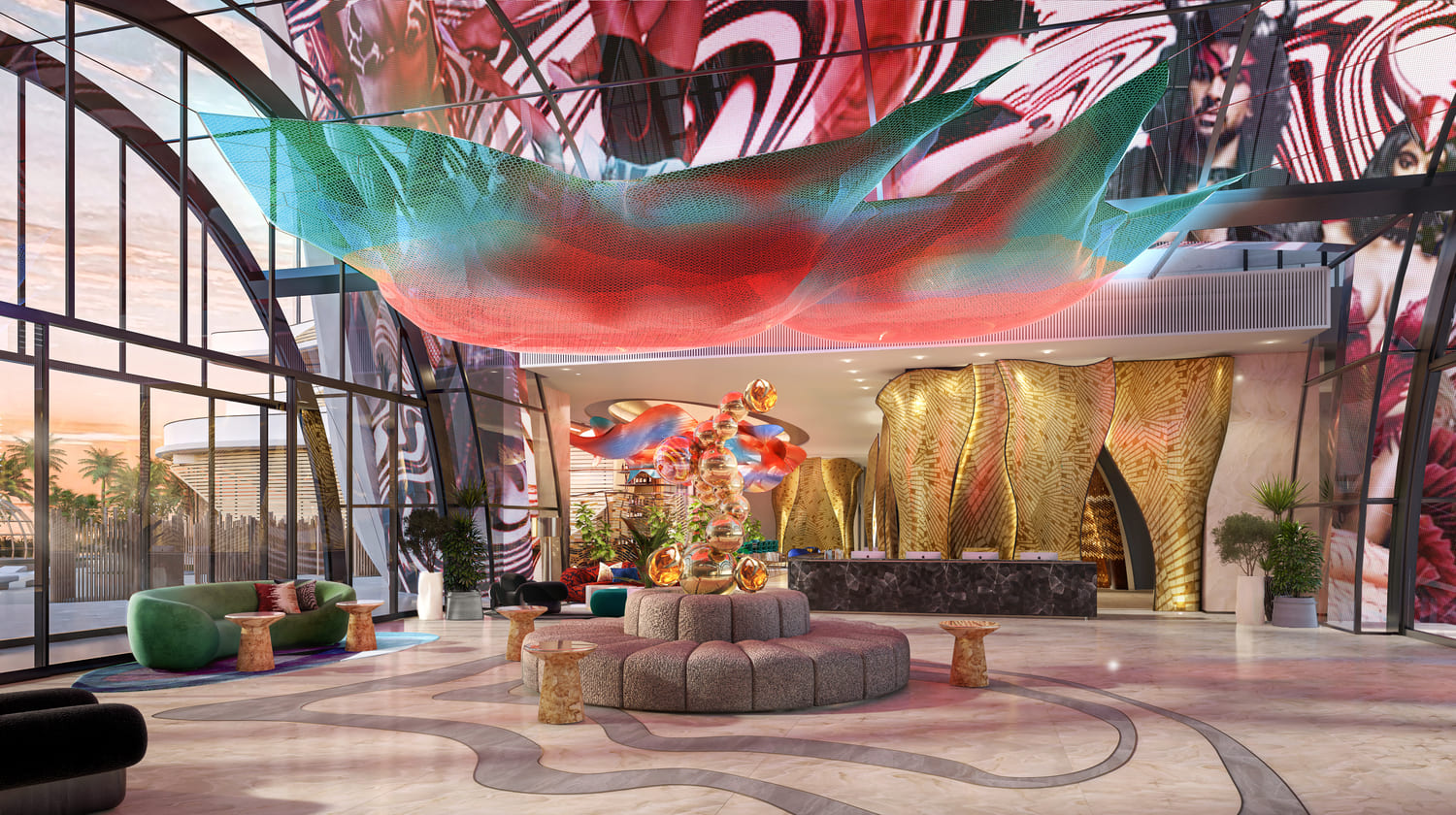 The Unexpected Al Marjan Island Hotel and Residence lobby 1
