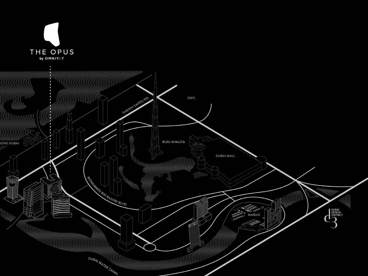 Opus By Zaha Hadid master plan 1