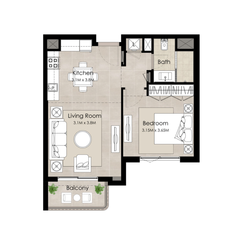 Apartments plan