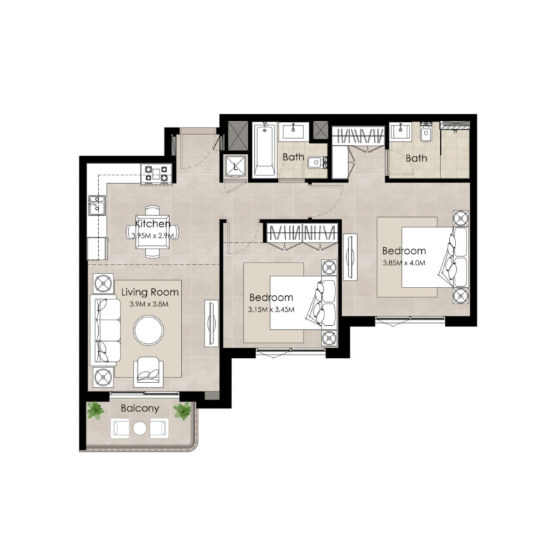 Apartments plan