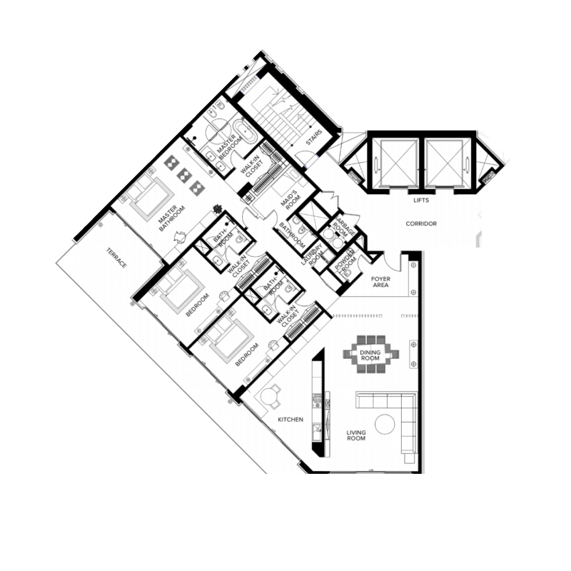 Apartments plan