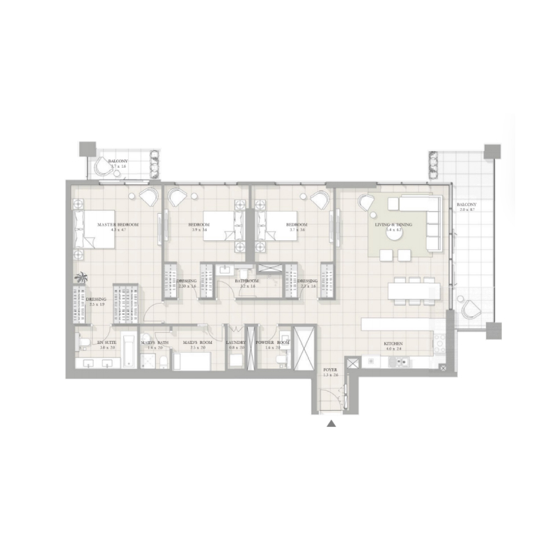 Apartments plan