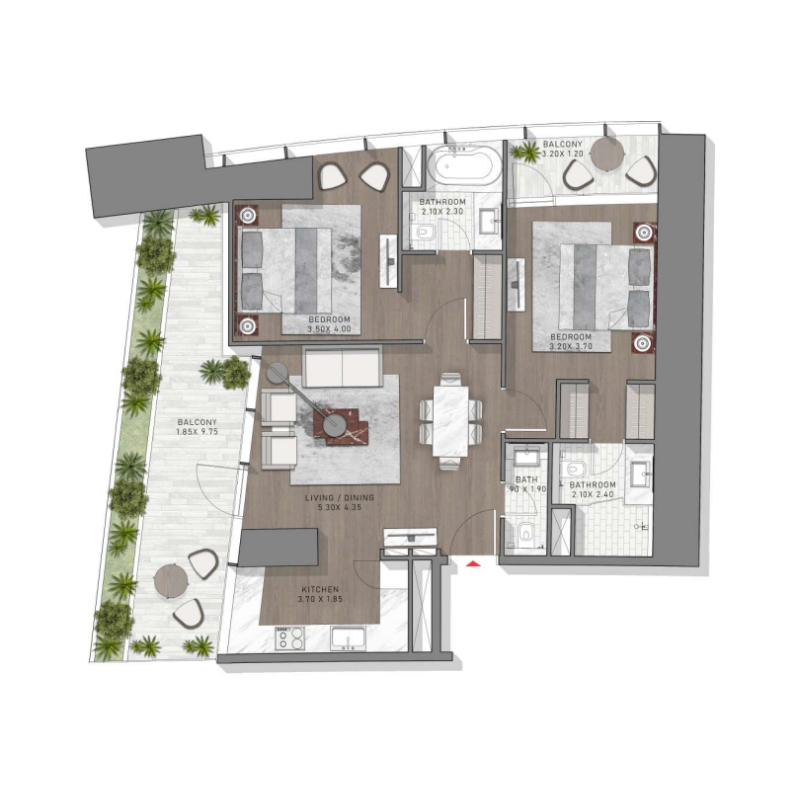 Apartments plan