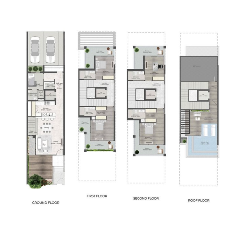 Townhouse plan