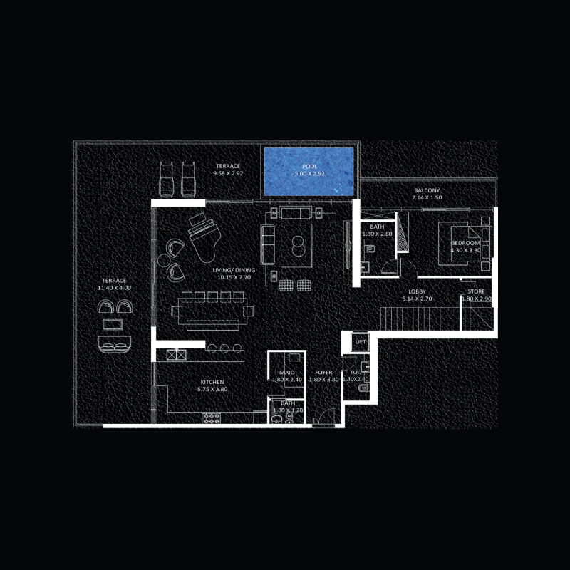 Sky Villa plan