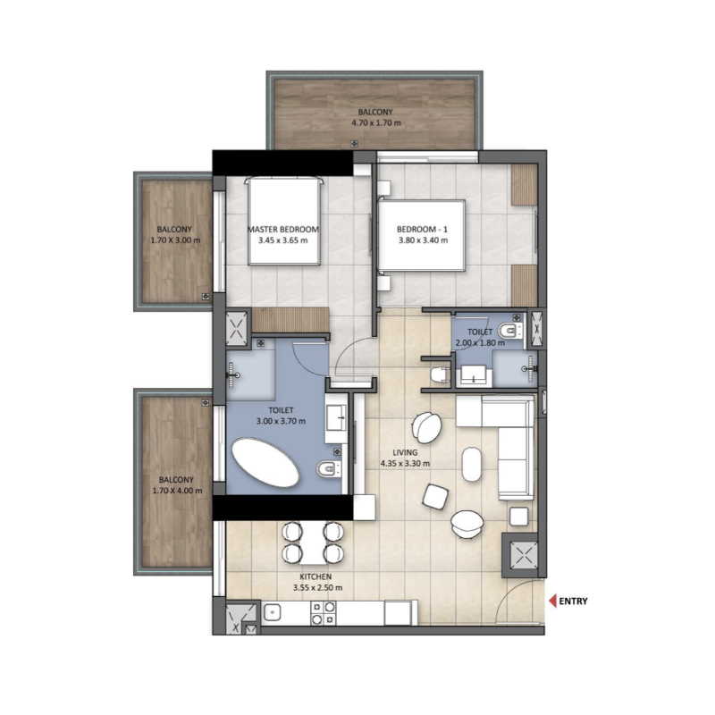 Apartments plan