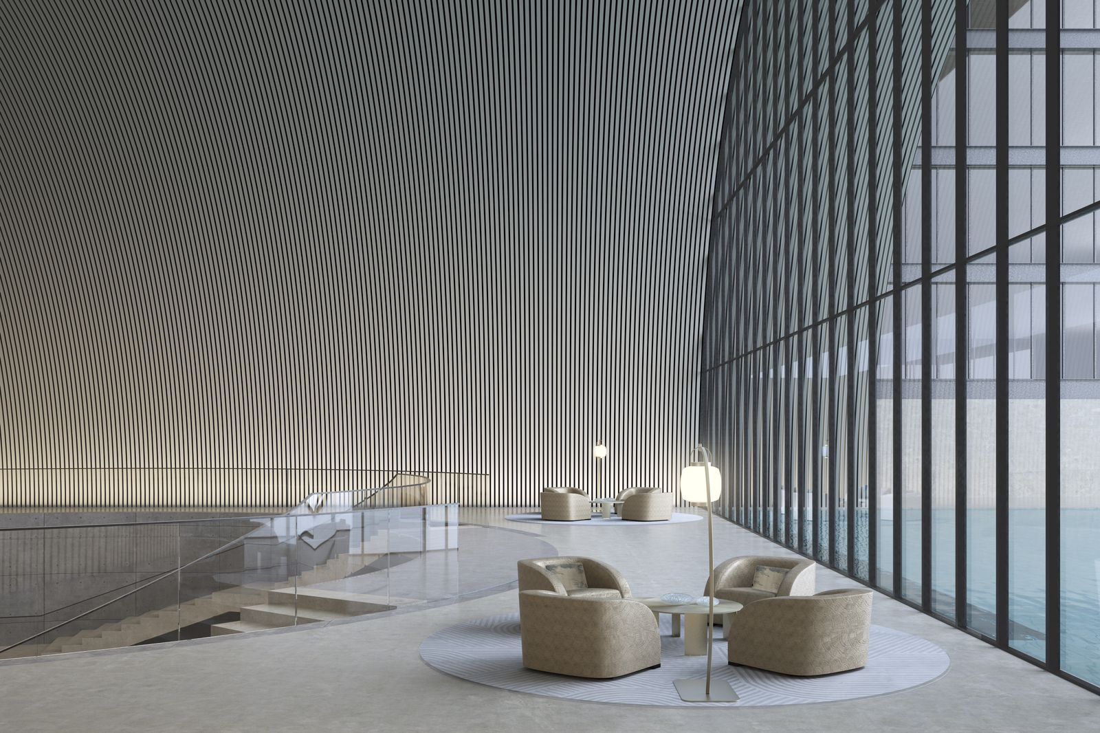 Armani Beach Residence lobby 2