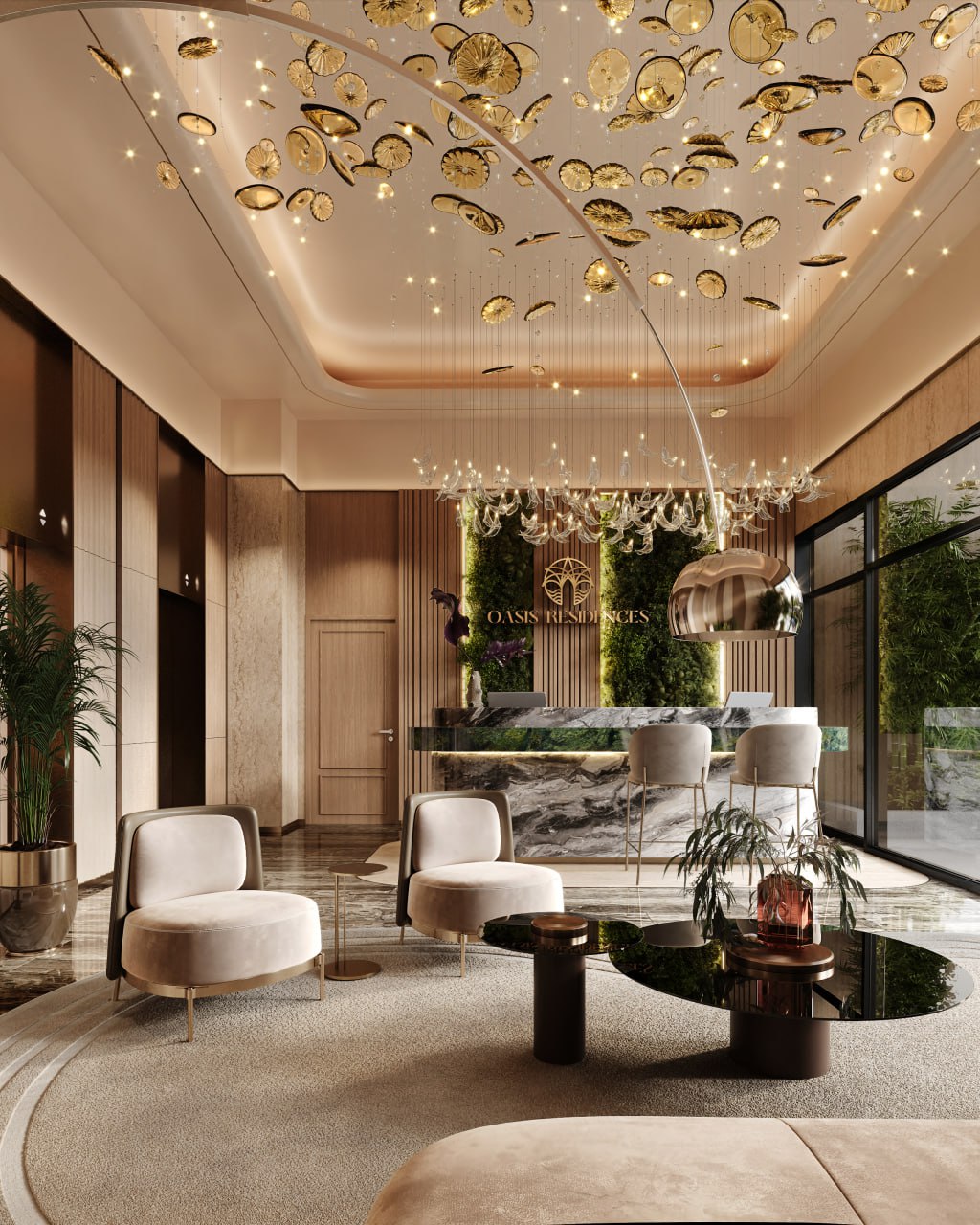 Oasis Residences lobby 4