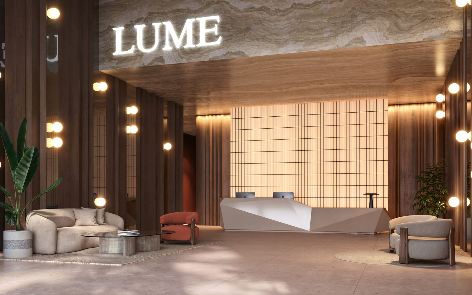 Lume Residences lobby 1