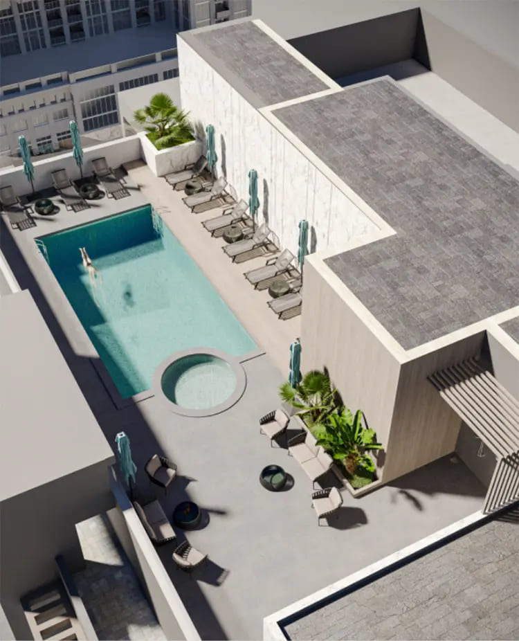 Rooftop Pool amenity image