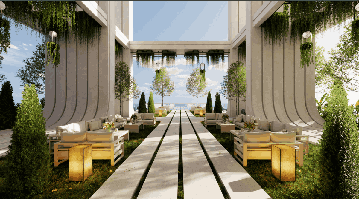 Outdoor Horizon Deck & Bar Area amenity image