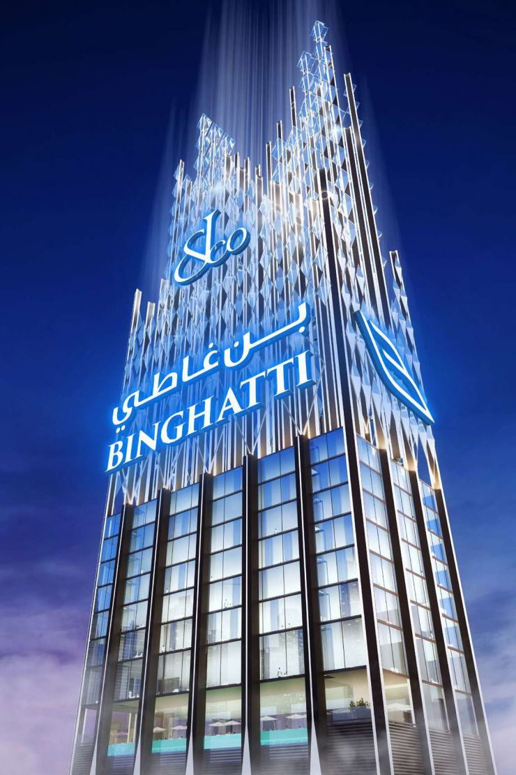 Burj Binghatti Jacob and Co Residences architecture 4