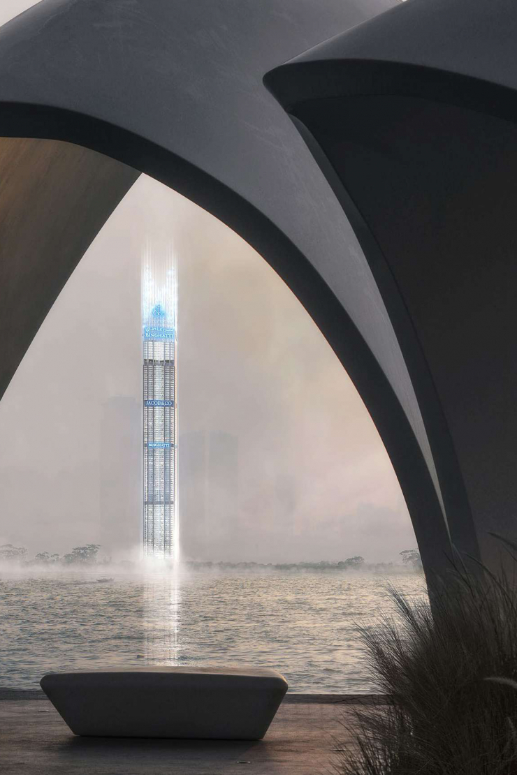 Burj Binghatti Jacob and Co Residences architecture 7