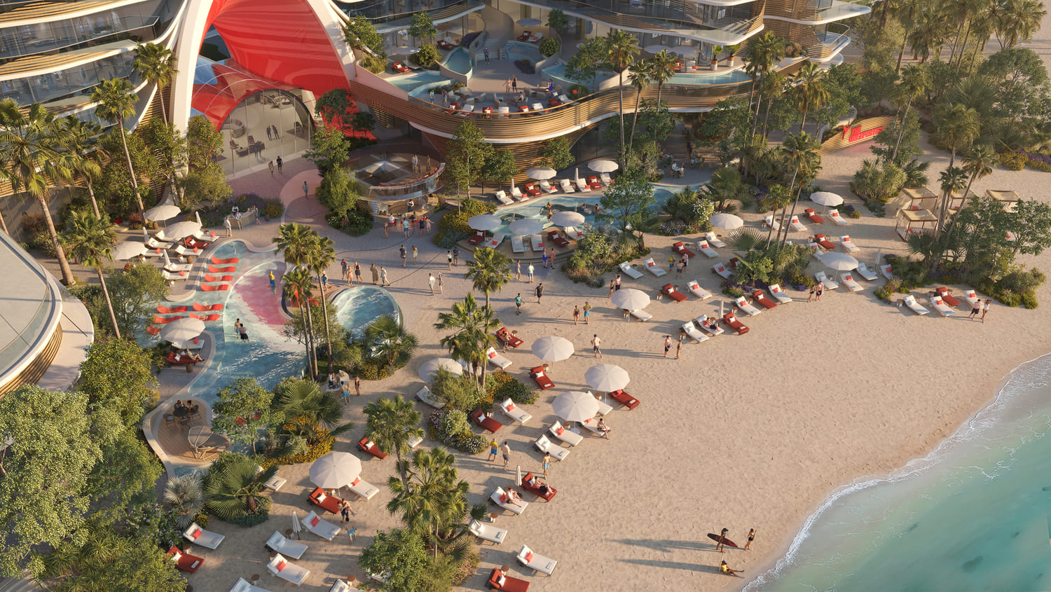 Beach Club with premium VIP amenities amenity image