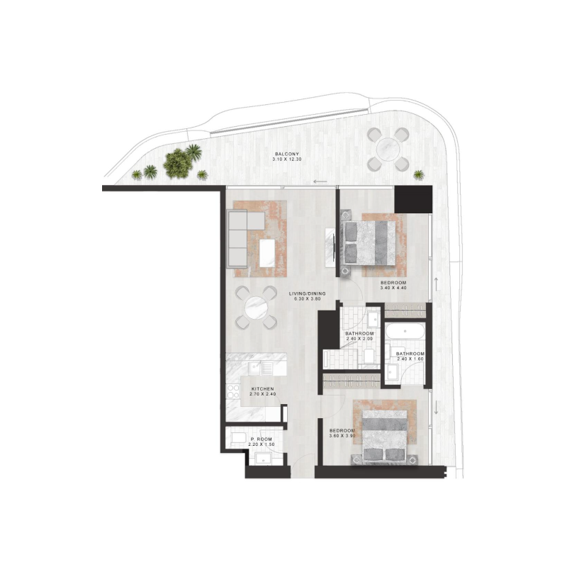 Apartments plan