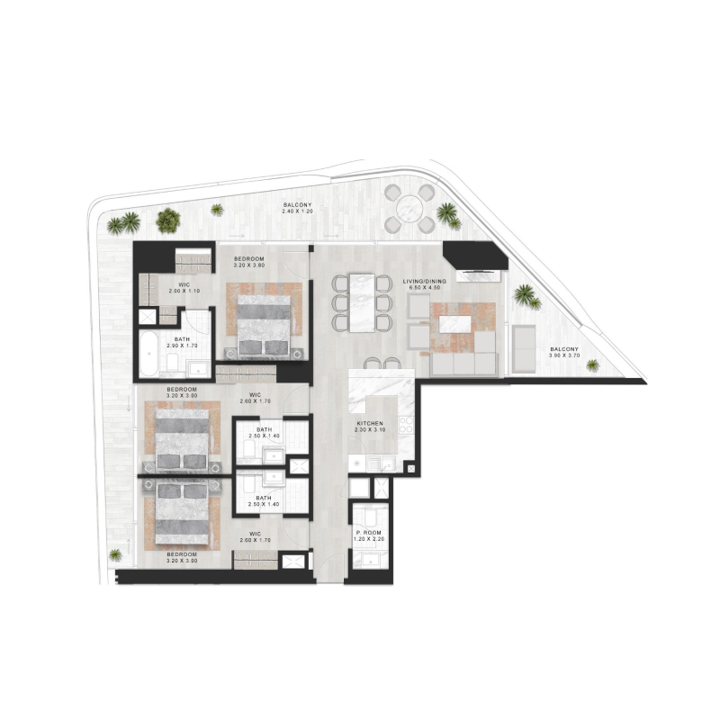 Apartments plan