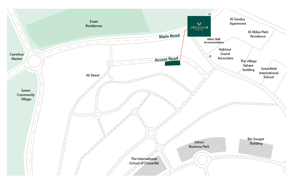 Verdana Residence 2 master plan 1