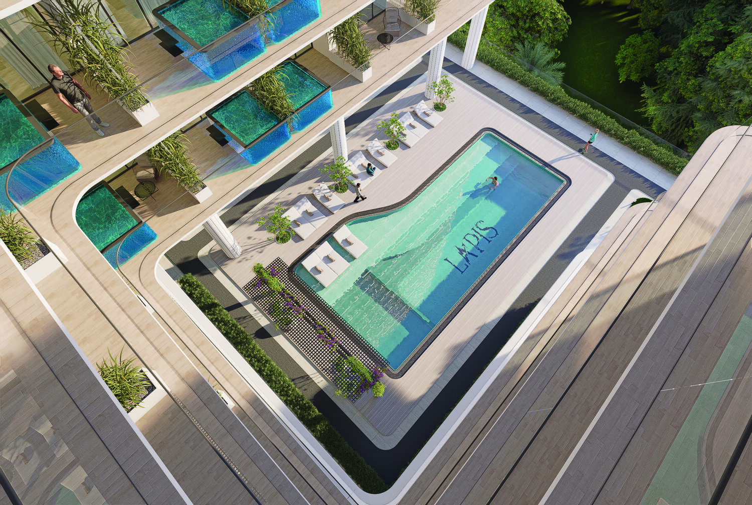 Leisure Pool Deck & Jacuzzi amenity image