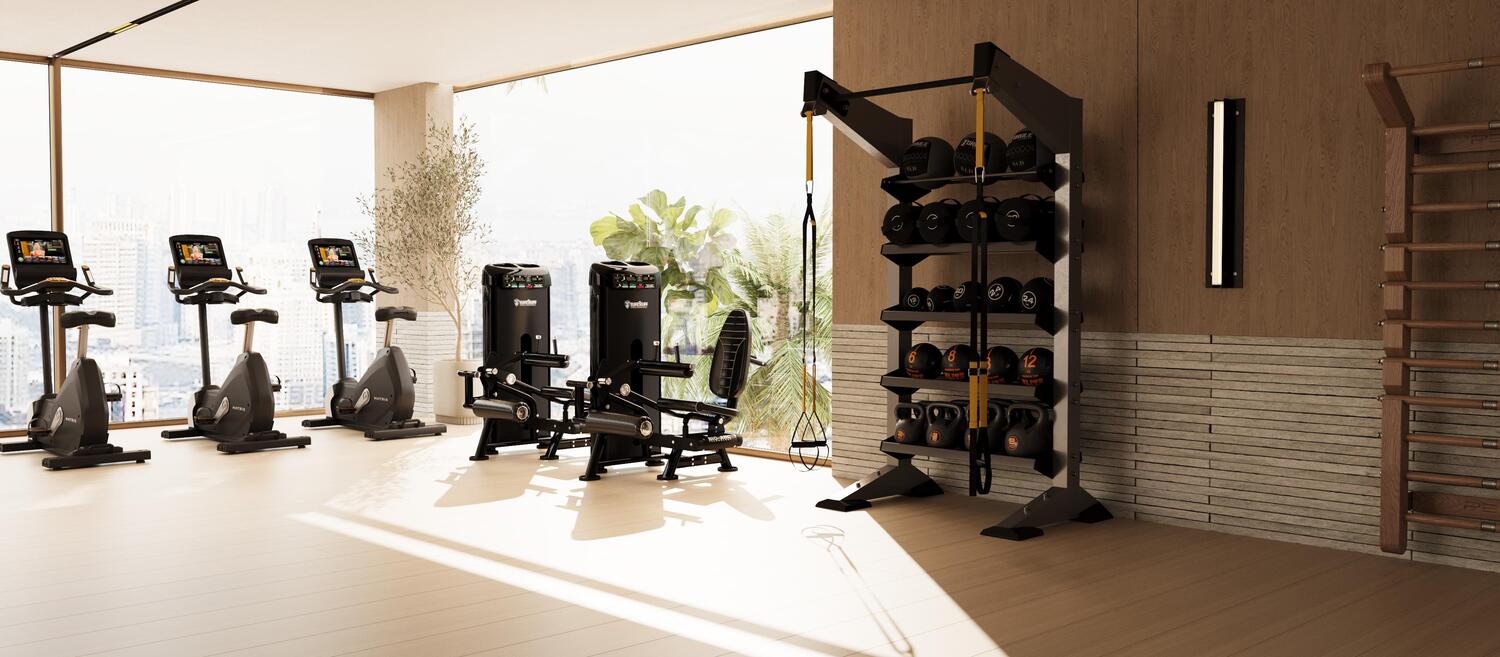 2 Gyms with Yoga Area amenity image