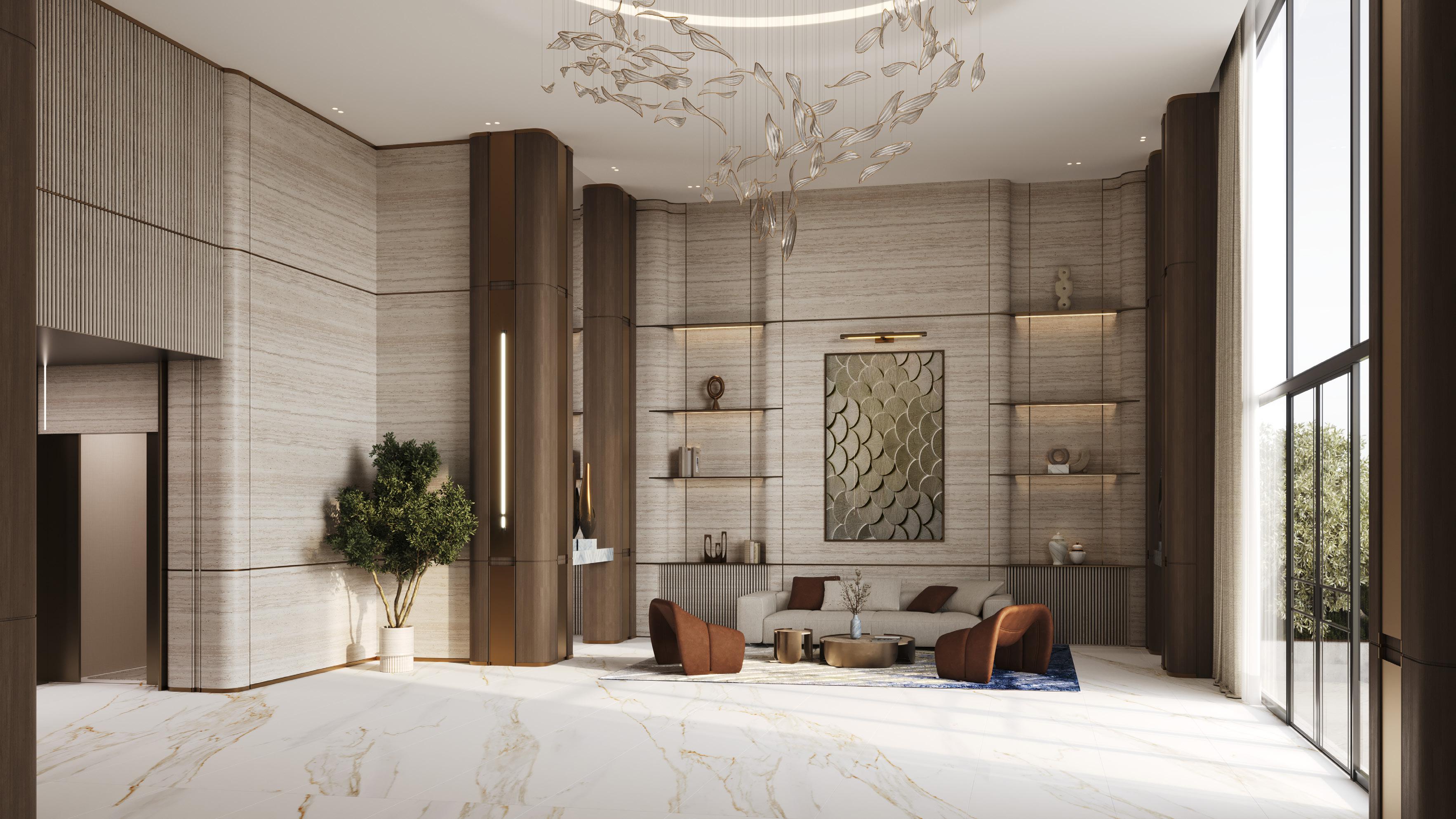 Binghatti Hillviews lobby 2