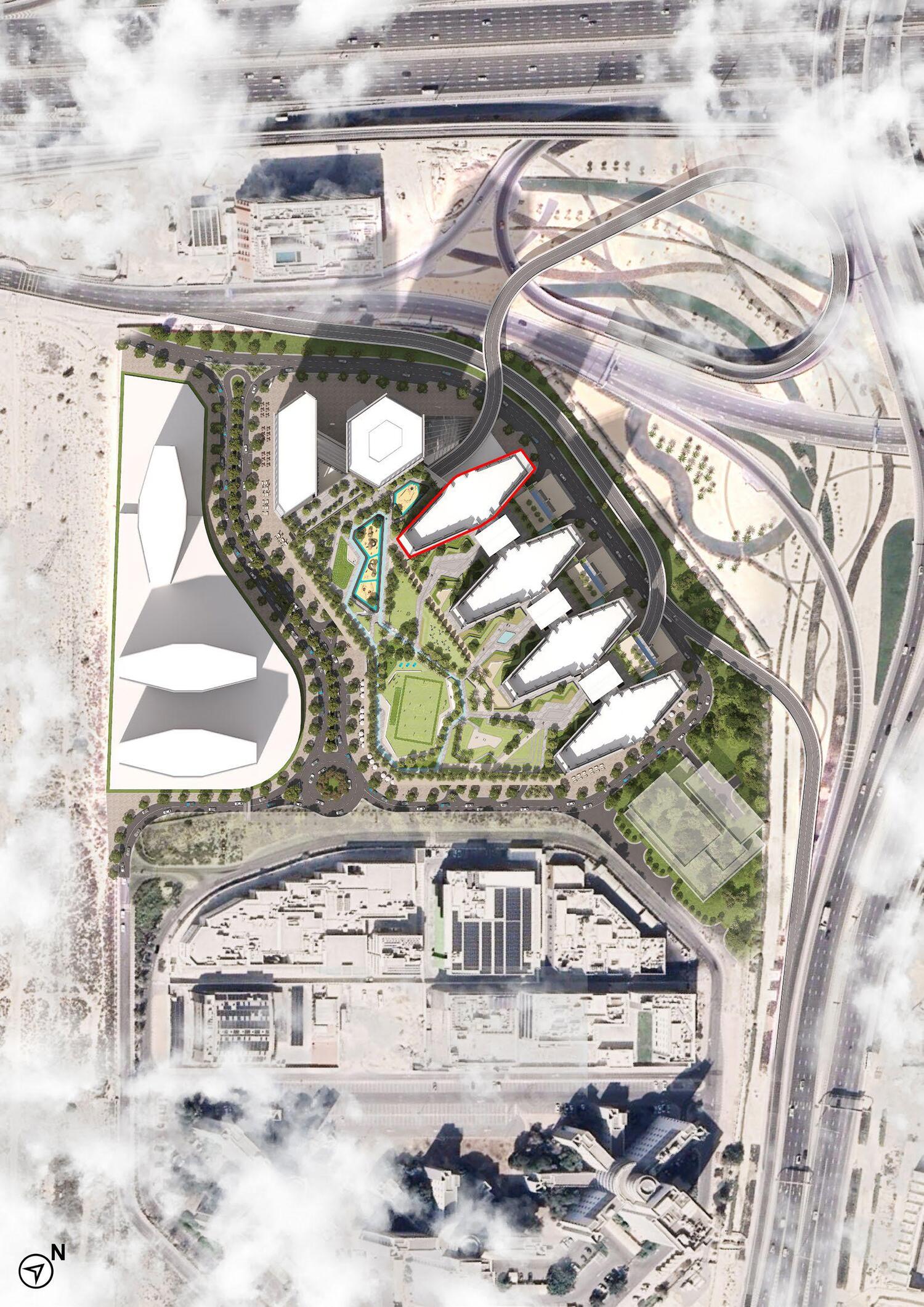 The Horizon at Sobha Central master plan 1