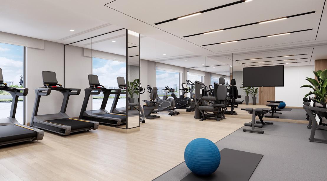 Fully-equipped Gym amenity image