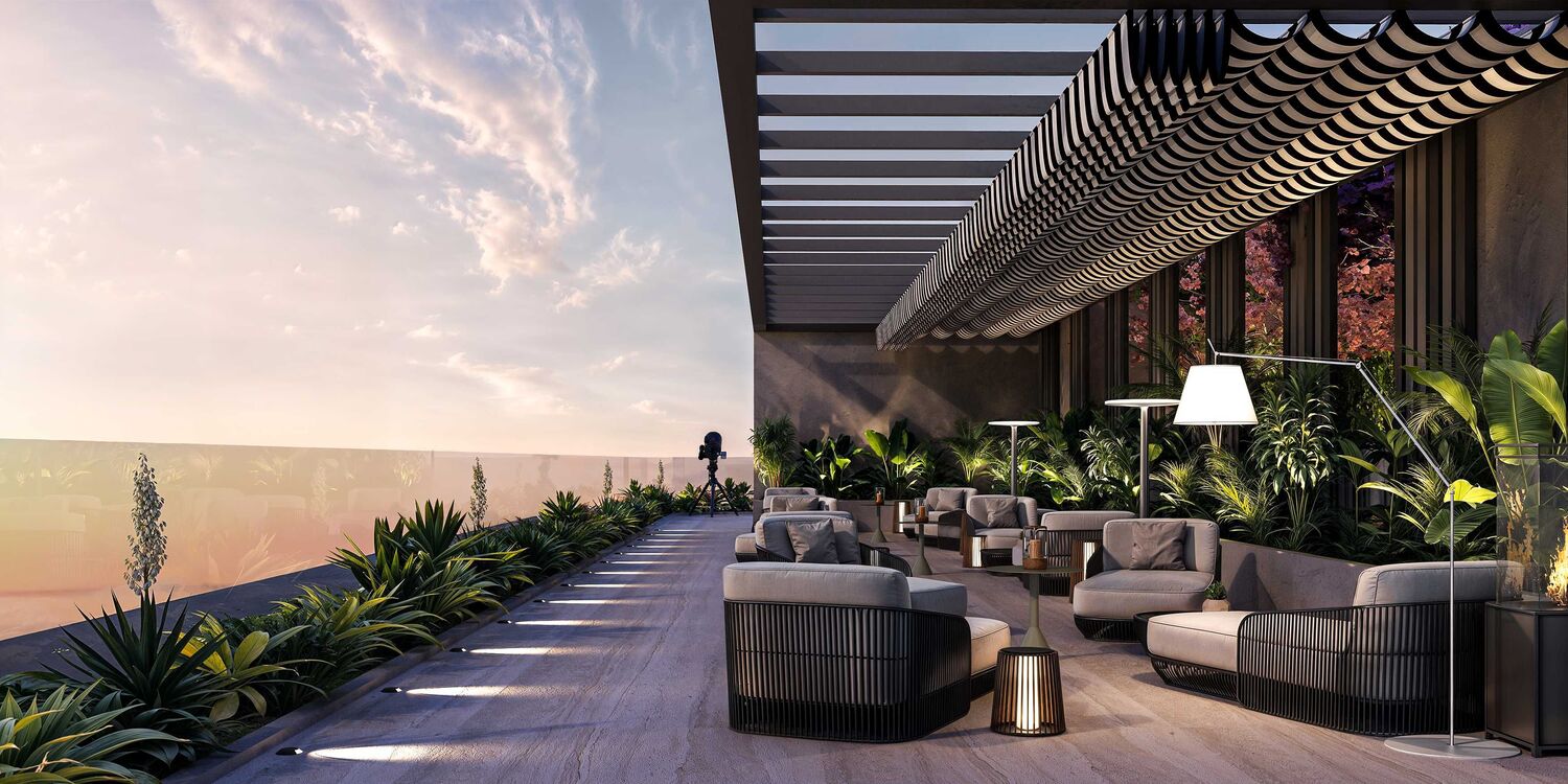 Rooftop with Skyline View amenity image